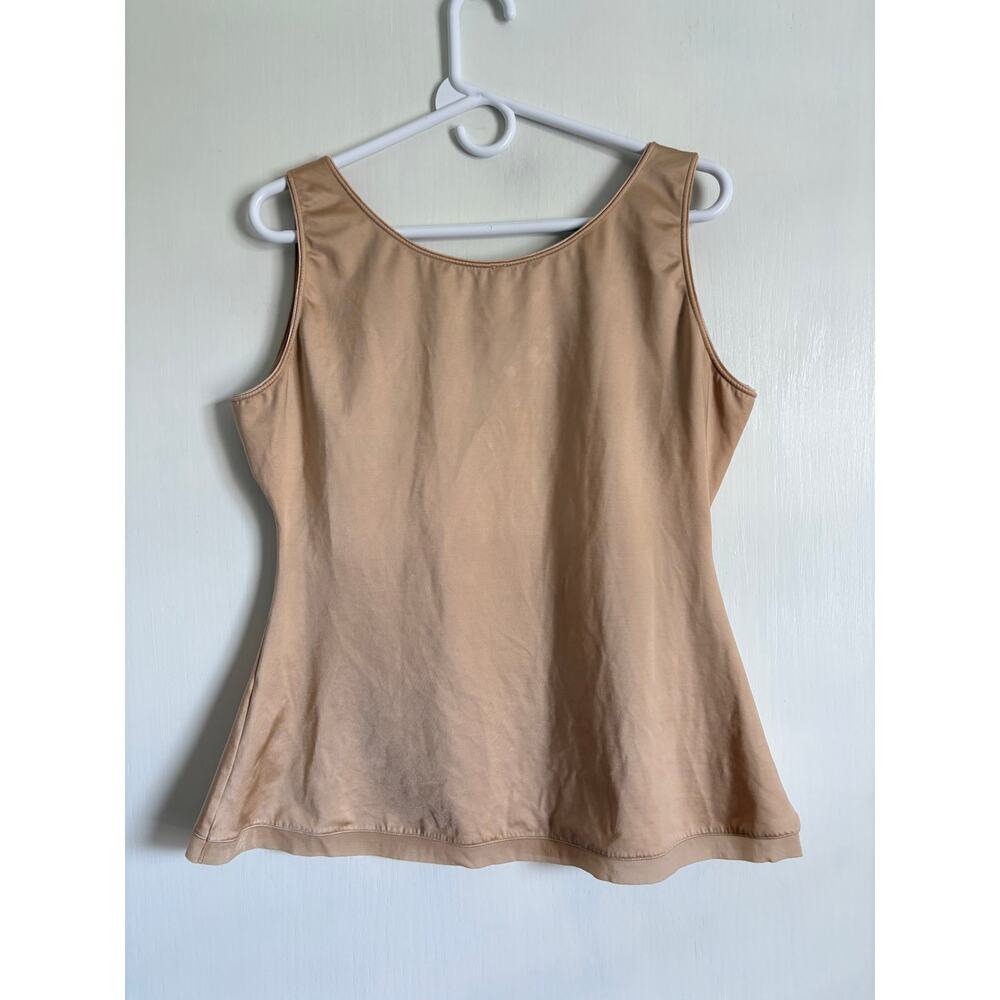 Spanx Simplicity Slimming Tank Top Tan Slimming Shapewear Tummy Control 2X - Picture 2 of 6